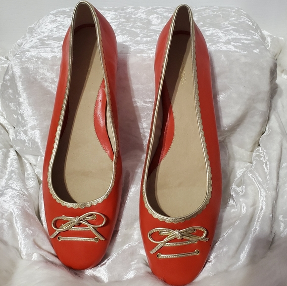 Aerosoles Burnt Orange Flats (CUTE) - Picture 2 of 5